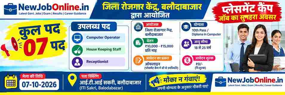 Baloda Bazar Job Fair 2026