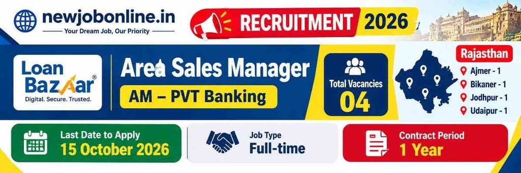 Loan Bazaar Area Sales Manager Recruitment 2026